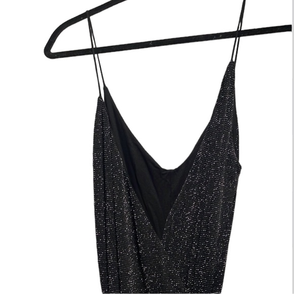 ‼️ SALE ‼️ SHIMMER ELEGANT WRAP DRESS - Picture 4 of 5